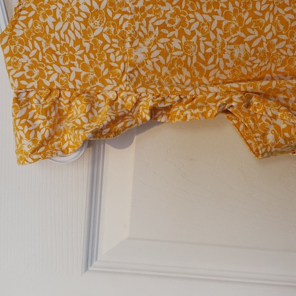 J Crew Yellow and White Linen Short Dress - Picture 6 of 7